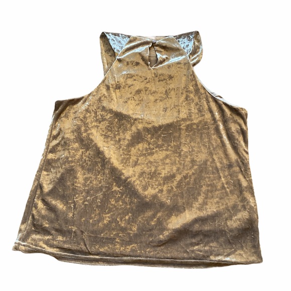 Anthropologie Jessie velvet halter tank top M NWT - Picture 4 of 11